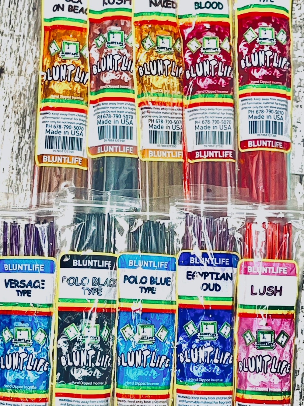 60 incense Sticks
x6 packs of BluntLife Incense
10 sticks per pk
60 sticks total - Picture 2 of 10